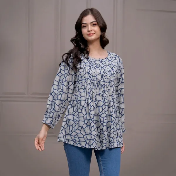 Grey_Cotton_Top_For_Women