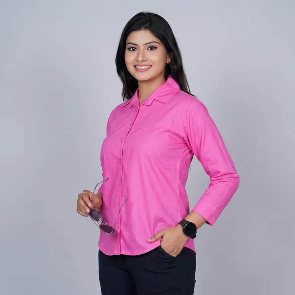 Pink_Cotton_Shirt_For_Women