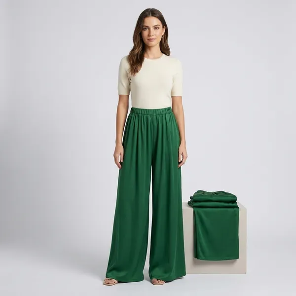 Green_Satin_Lycra_Palazzo_Pants_For_Women