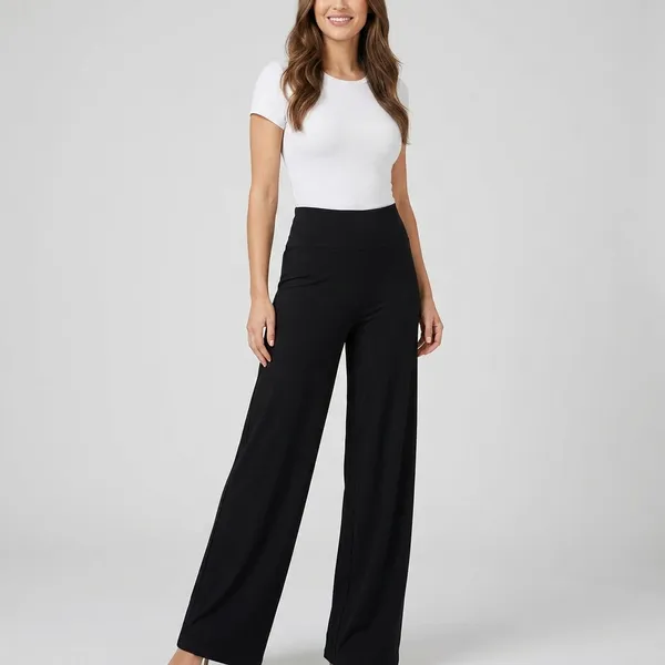 Black_Hosiery_Palazzo_Pants_For_Women