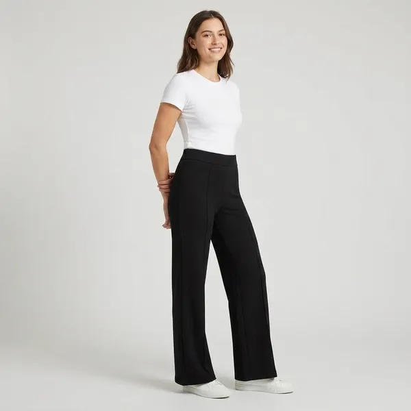Black_Hosiery_Palazzo_Pants_For_Women