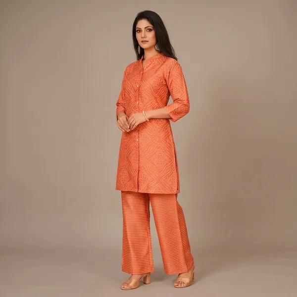 Orange_Cotton_Silk_Kurta_Palazzo_Set_For_Women