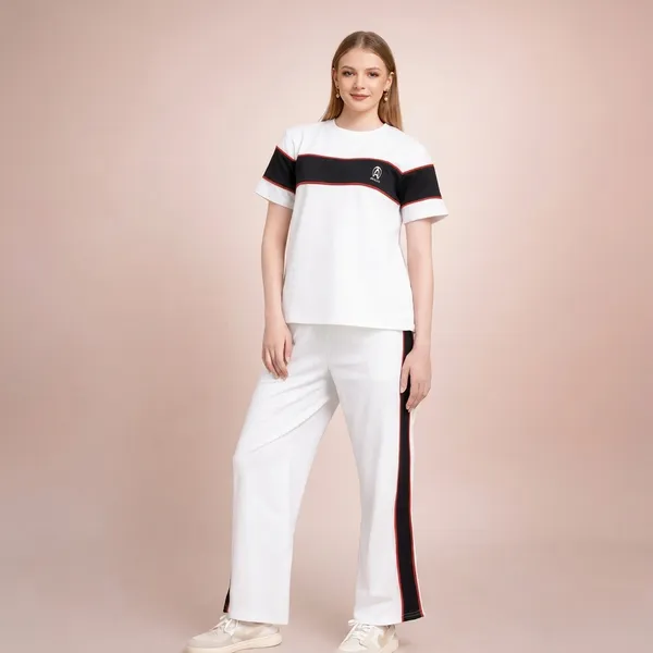 White_Hosiery_Track_Suit_For_Women