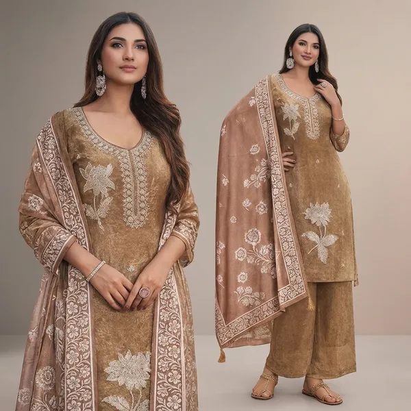 Brown_Jimmy_Choo_Kurta_Set_For_Women