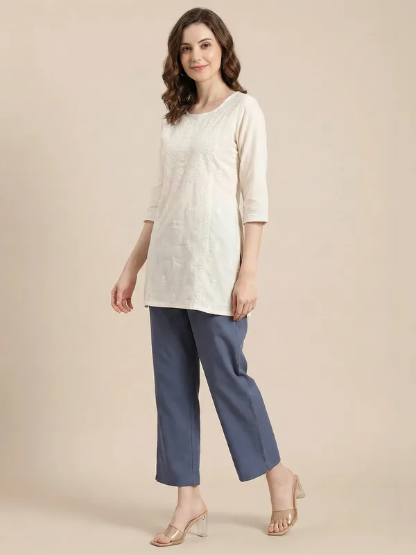Grey_Premium_Cotton_Trousers_For_Women