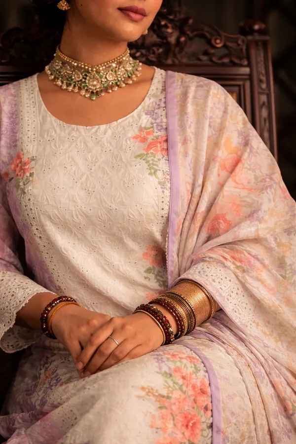 Off_White_Cotton_Straight_Floral_Print_Kurta_Set_For_Women