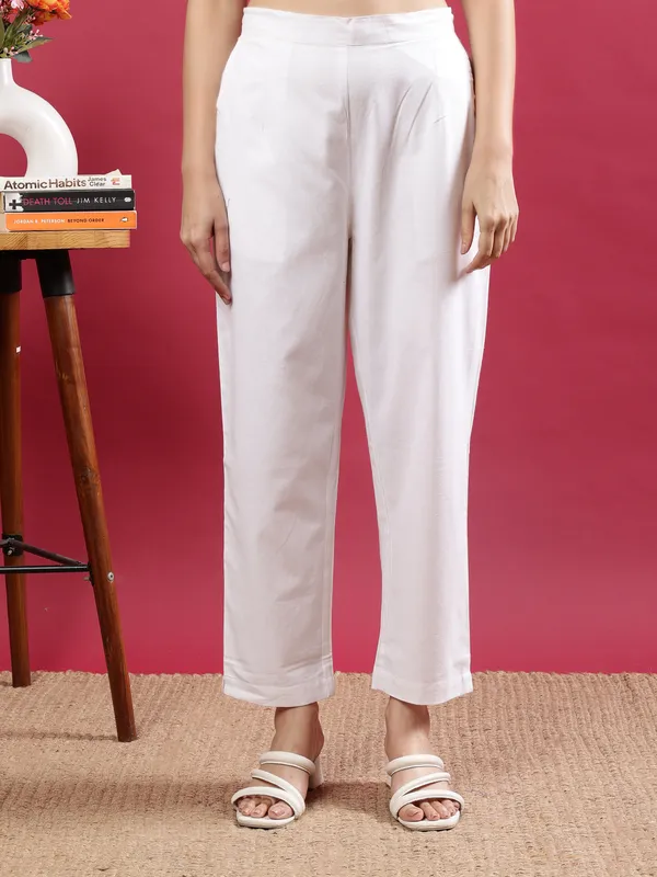 White_Premium_Cotton_Trousers_For_Women