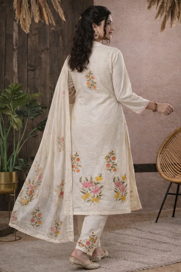 Cream_Cotton_Straight_Floral_Embroidered_Kurta_Set_For_Women