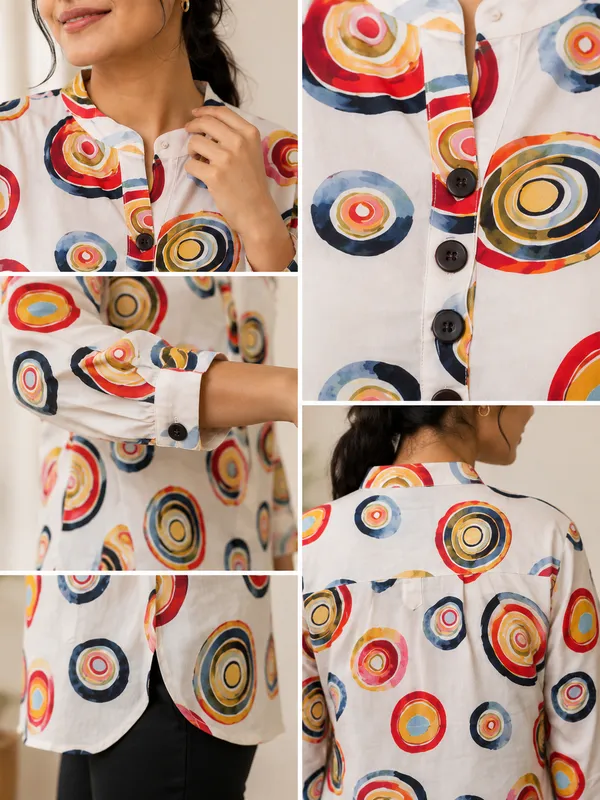 White_Premium_Rayon_Top_For_Women