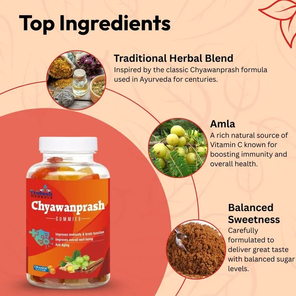 TRIDOSH_HERBALS_Chyawanprash_Gummies_|_Immunity_Booster_Gummies_With_Amla_&_Herbs_(60_No)