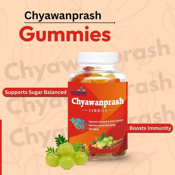 TRIDOSH_HERBALS_Chyawanprash_Gummies_|_Immunity_Booster_Gummies_With_Amla_&_Herbs_(60_No)