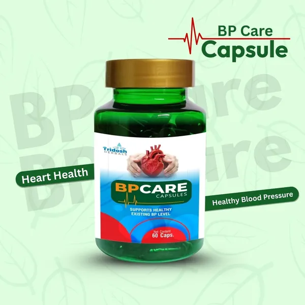TRIDOSH_HERBALS_Bp_Care_Capsules|Support_Healthy_Blood_Pressure_Levels_And_Heart_Health_(60_Capsules)