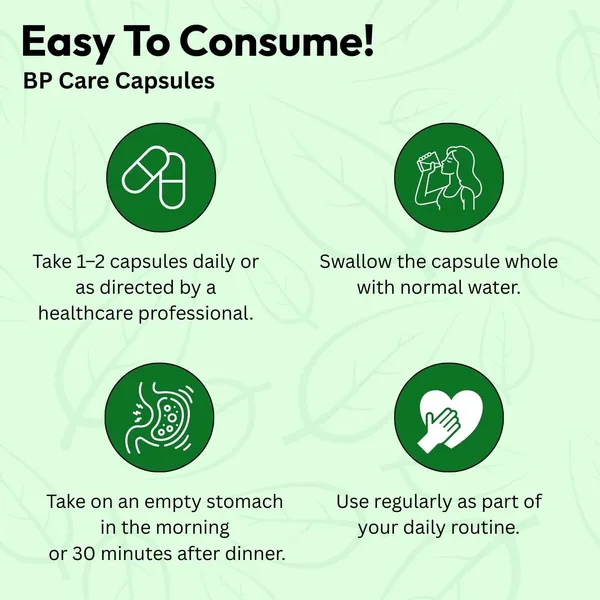 TRIDOSH_HERBALS_Bp_Care_Capsules|Support_Healthy_Blood_Pressure_Levels_And_Heart_Health_(60_Capsules)