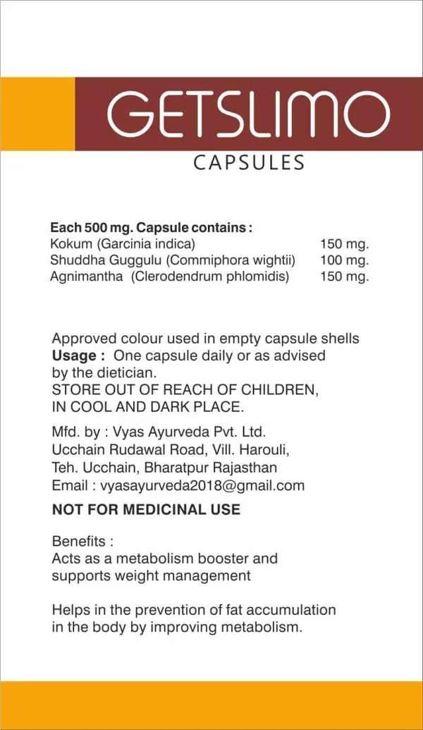 TRIDOSH_HERBALS_Get_Slim_Capsules|Supports_Weight_Management_&_Metabolism|Help_In_Weight_Loss_(60_Capsules)