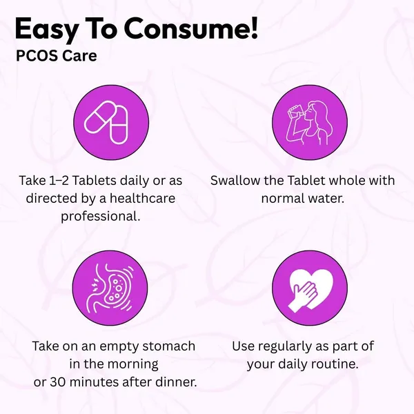 TRIDOSH_HERBALS_Pcos_Tablet|Hormonal_Balance_&_Metabolic_Health_In_Pcos|Myo-Inositol_Supplement_(60_Tablets)