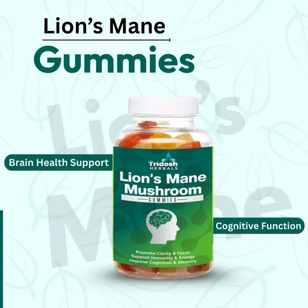 TRIDOSH_HERBALS_Lion’S_Mane_Mushroom_Gummies|Brain_Health,_Memory_&_Mental_Clarity_Support_(60_No)