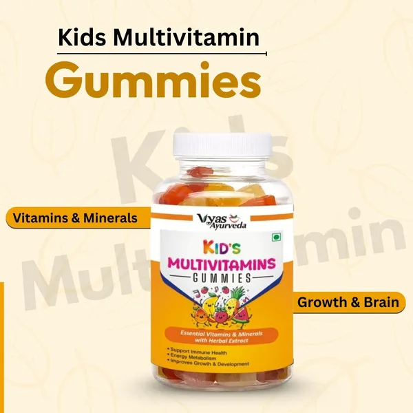 TRIDOSH_HERBALS_Kids_Multivitamin_Gummies|Support_Immunity_&_Brain_Devlopment,Energy_Levels_(60_No)