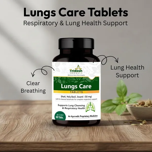 TRIDOSH_HERBALS_Lungs_Care_Tablets_|_Herbal_Supplement_For_Lung_Health_&_Respiratory_Detox_(60_Tablets)
