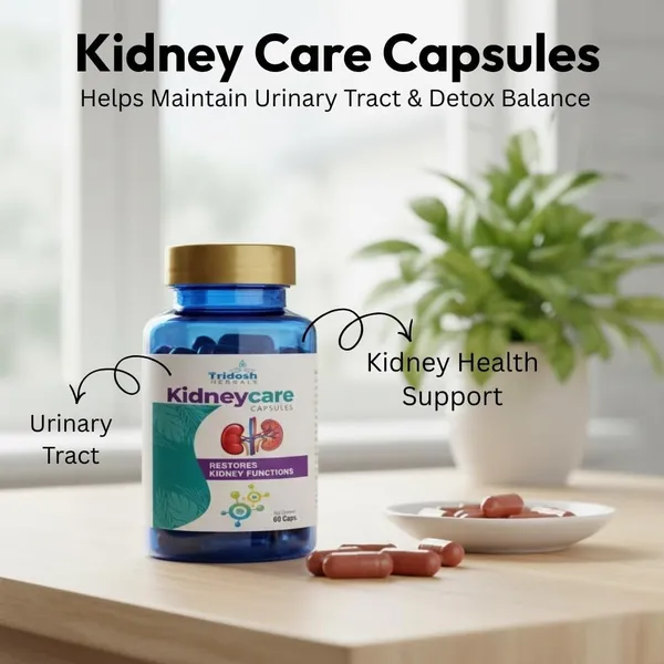 TRIDOSH_HERBALS_Kidney_Care_Capsules|Ayurvedic_Kidney_Detox_&_Urinary_Health_Support|Uti_Support_(60_Capsules)