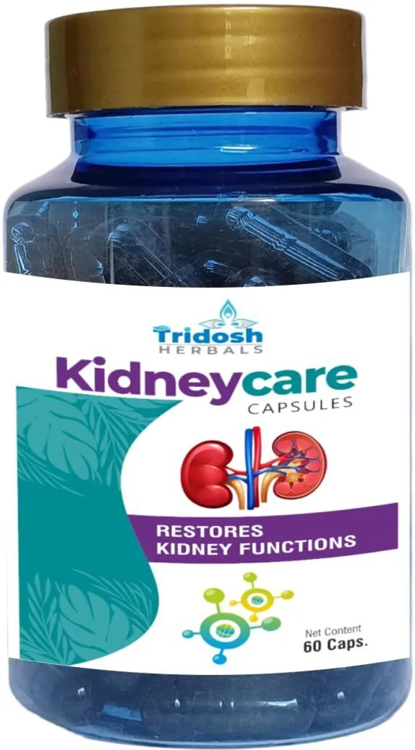 TRIDOSH_HERBALS_Kidney_Care_Capsules|Ayurvedic_Kidney_Detox_&_Urinary_Health_Support|Uti_Support_(60_Capsules)