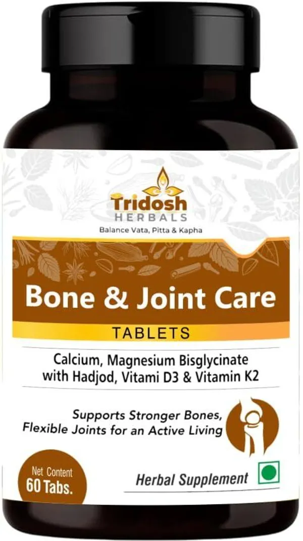 TRIDOSH_HERBALS_Bone_&_Joint_Care_Tablets|Ayurvedic_Formula_For_Strong_Bones_&_Joint_Pain_Relief_(60_Tablets)