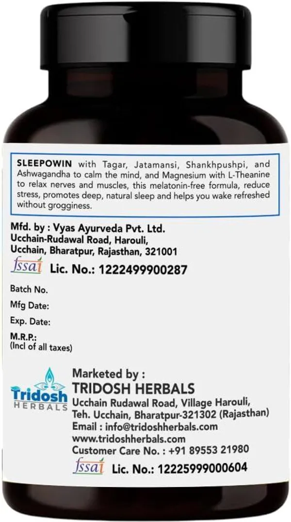 TRIDOSH_HERBALS_Sleepowin_Capsules|Support_Restful_Sleep_&_Deep_Sleep|Ashwagandha_&_Melatonin_(60_Capsules)
