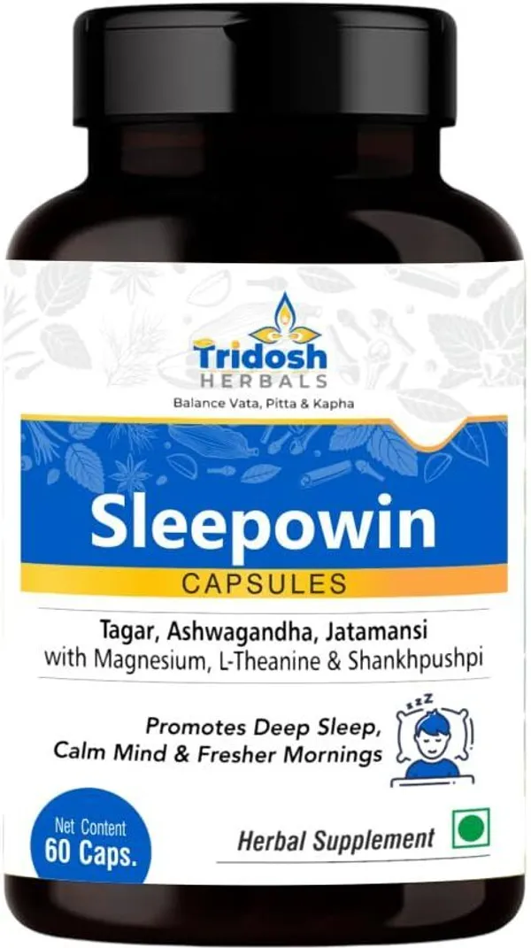 TRIDOSH_HERBALS_Sleepowin_Capsules|Support_Restful_Sleep_&_Deep_Sleep|Ashwagandha_&_Melatonin_(60_Capsules)