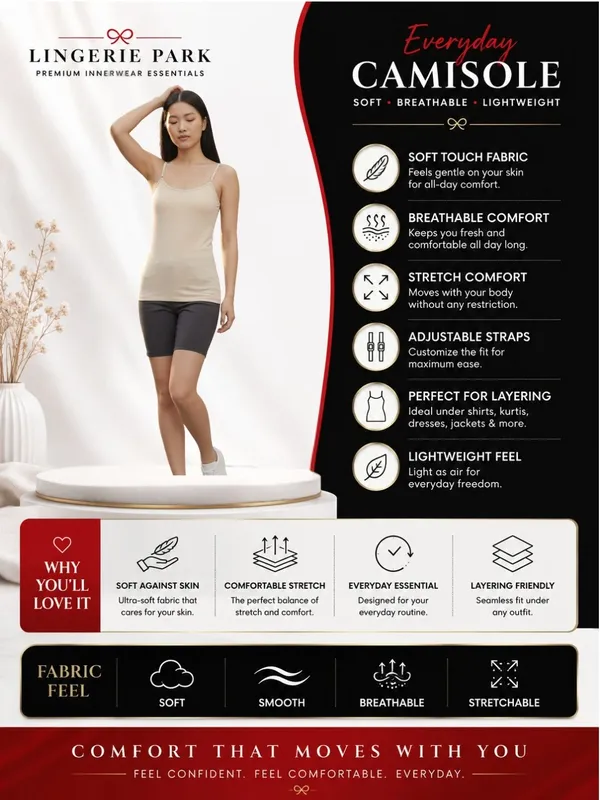 Skin_Imported_Fit_Camisole_Tank_Top_For_Women_With_Detachable_And_Adjustable_Straps
