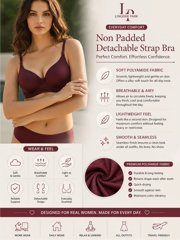Switchfit_Wine_Non_Padded_Detachable_Strap_Everyday_Bra_For_Women