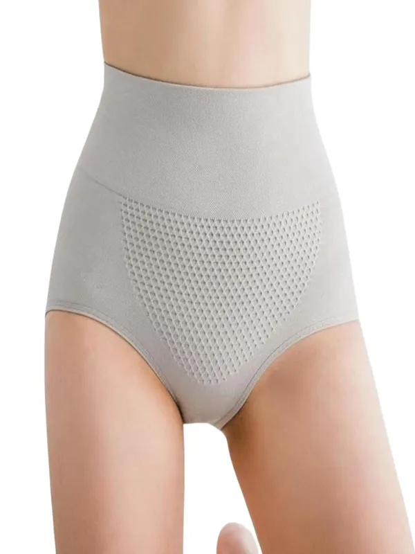 Grey_High_Waist_Seamless_Shaping_Panty_For_Women_Postpartum
