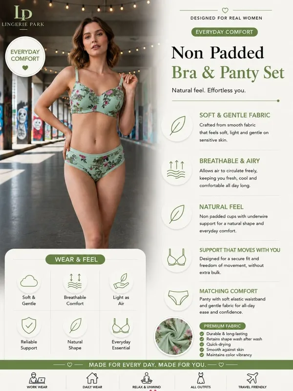 Green_Floral_Print_Non_Padded_Summer_Print_Bra_And_Panty_Set_For_Women