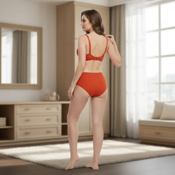 Bridal_Set_Cotton_Lace_Rust_Non_Padded_Bra_And_Panty_Set_For_Women