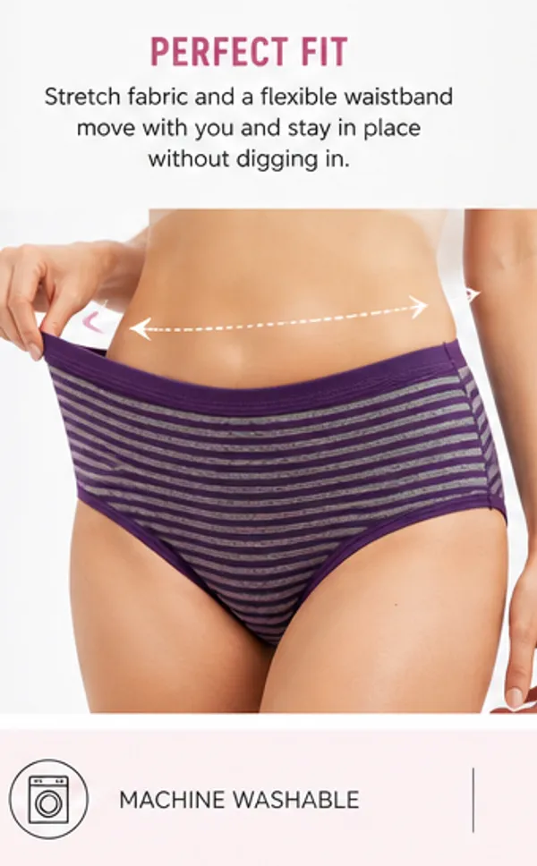 Purple_Striped_Cotton_Full_Coverage_Briefs_For_Women