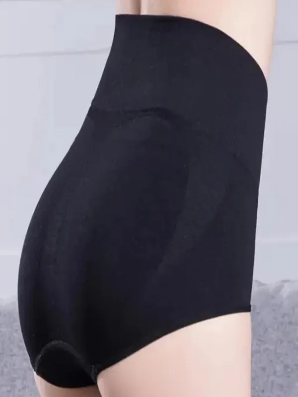 Black_High_Waist_Seamless_Shaping_Panty_For_Women_Postpartum