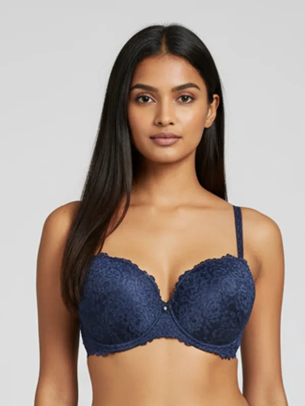 Navy_Blue_Lace_Underwired_Padded_Bra_For_Women