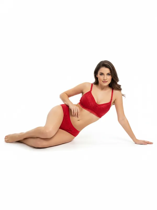 Bridal_Set_Cotton_Lace_Red_Non_Padded_Bra_And_Panty_Set_For_Women