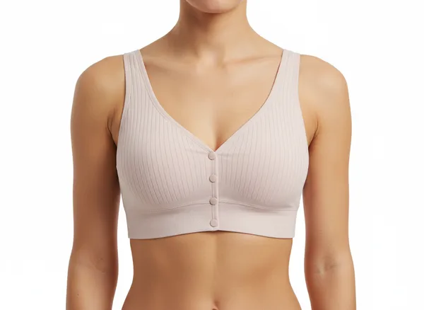 Ribbed_U_Back_Maternity_Front_Open_Snug_Fit_Comfort_Bra_For_Women_Light_Pink