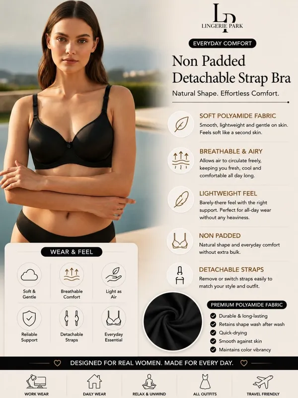 Switchfit_Black_Non_Padded_Detachable_Strap_Everyday_Bra_For_Women