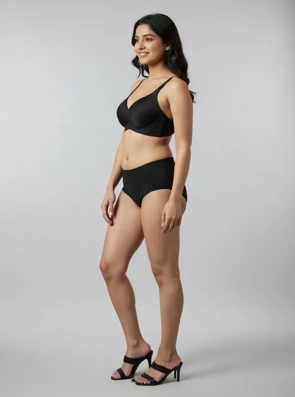 Black_Seamless_Wireless_T-Shirt_Bra_For_Women