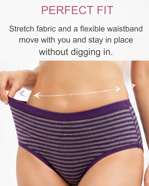 Purple_Striped_Cotton_Full_Coverage_Briefs_For_Women