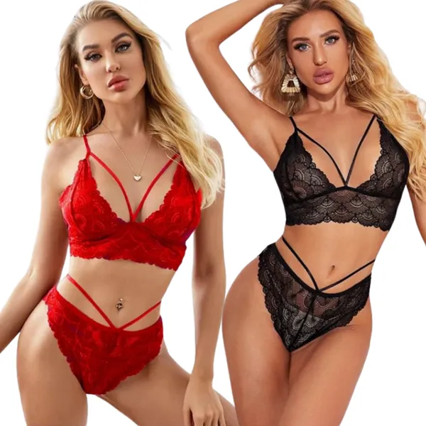 Black_And_Red_Babydoll_Lace_Strappy_Bralette_For_Women
