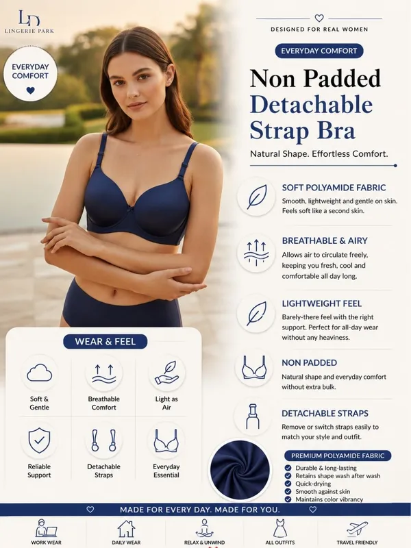 Navy_Blue_Polyamide_Padded_Detachable_Strap_Bra_For_Women
