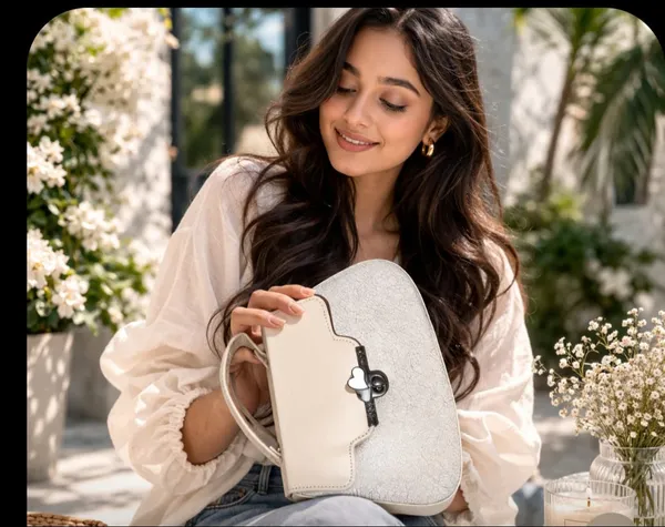 Elegant_White_Crossbody_Bag_With_Bear_Charm