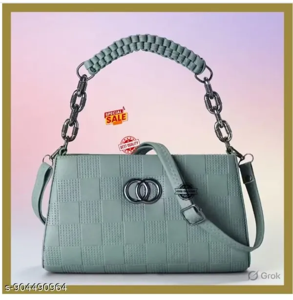 Women's_Textured_Chain_Handle_Shoulder_Bag_With_Crossbody_Strap