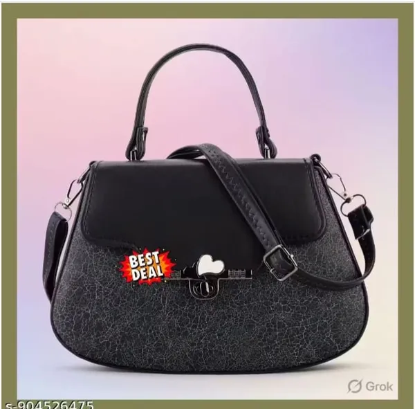 Women's_Black_Glitter_Handbag_With_Top_Handle_And_Crossbody_Strap