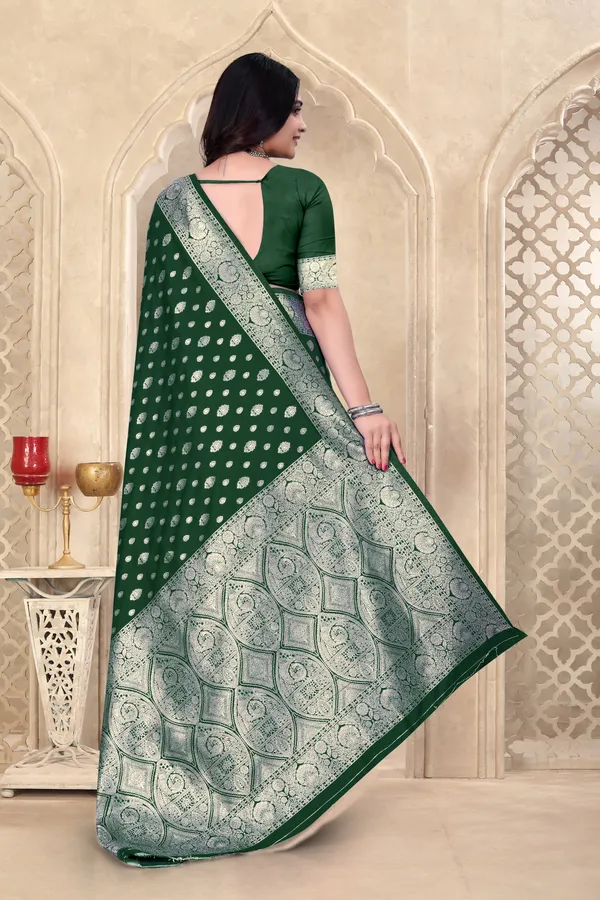 Banarasi_Silk_Saree_With_Zari_Work_-_Green