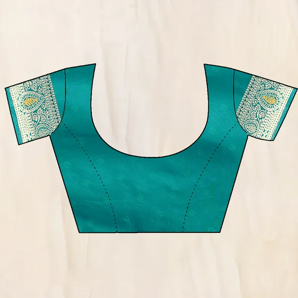 Banarasi_Silk_Saree_With_Zari_Weaving_-_Teal_Green