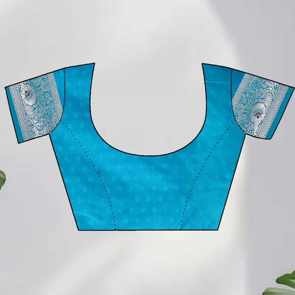 Blue_Banarasi_Silk_Saree_With_Silver_Zari_Work_And_Paisley_Motifs