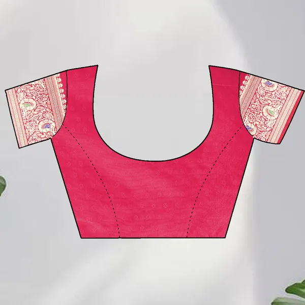 Traditional_Pink_Banarasi_Silk_Saree_With_Zari_Weaving