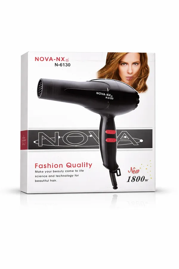Nova_Hair_Dryer_with_Styling_Nozzle,_1800W_Fast_Dry_Technology,_Portable_Hot_&_Cold_Air_Blow_Dryer_for_Men_&_Women_|_Lightweight_Use_&_smooth